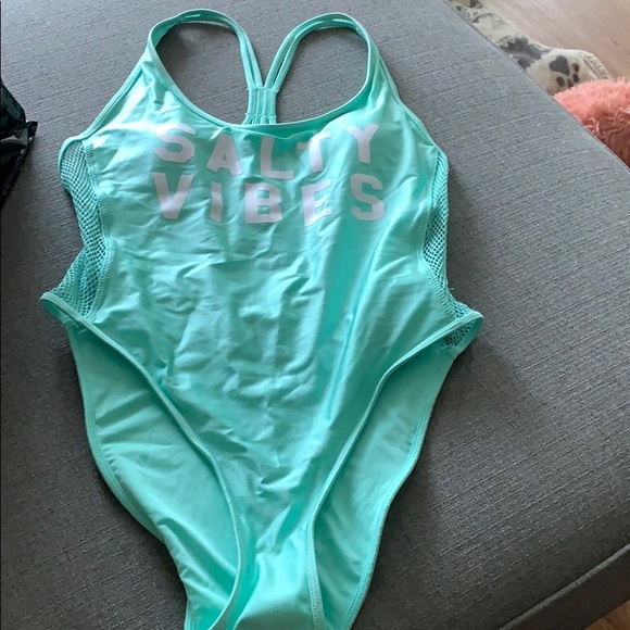 Forever 21 One piece swimsuit in mint color - Picture 4 of 7
